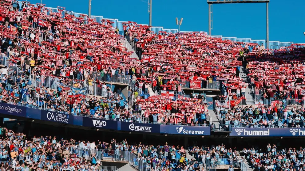 Aficionados de la UD Almer&iacute;a desplazados a La Rosaleda | UDA