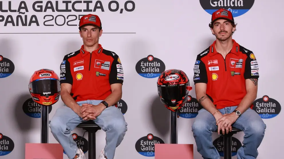 Marc M&aacute;rquez y Pecco Bagnaia rueda de prensa MotoGP Gran Premio de Espa&ntilde;a 2025 | Cristo Garc&iacute;a