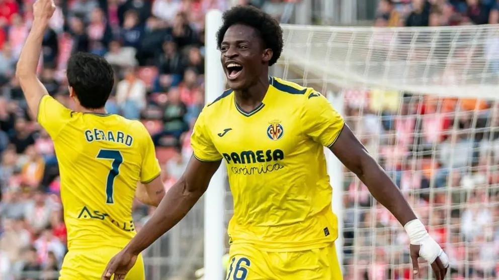 Etta Eyong celebra su primer gol con el Villarreal CF | VCF