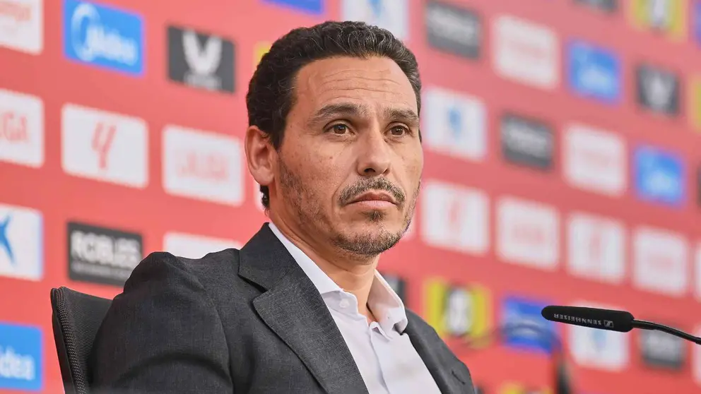 Del Nido Carrasco en la rueda de prensa de balance del Sevilla FC | Salvador L&oacute;pez Medina para El MIRA