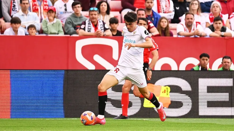 Juanlu S&aacute;nchez durante el Sevilla FC - CD Legan&eacute;s | Salvador L&oacute;pez Medina para El MIRA