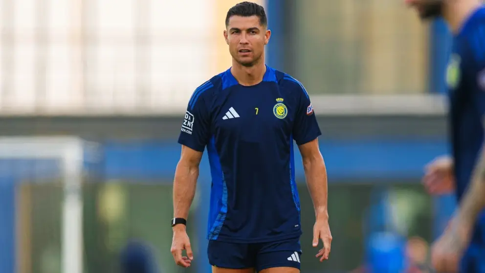 Cristiano Ronaldo durante un entrenamiento del Al Nassr | ANFC