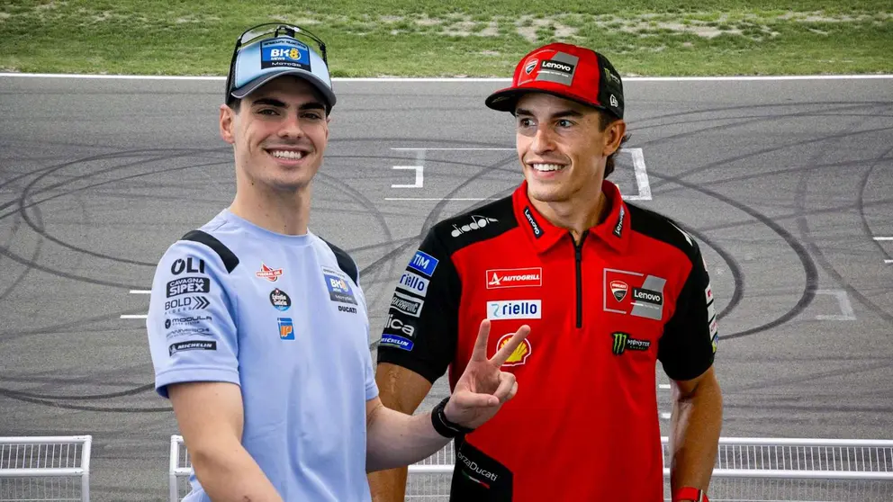 Ferm&iacute;n Aldeguer y Marc M&aacute;rquez pilotos de MotoGP