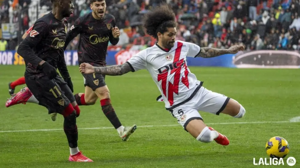 Aridane Hern&aacute;ndez en el Rayo Vallecano - Sevilla FC | LaLiga