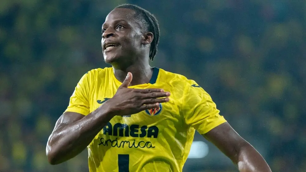 Etta Eyong celebra un gol anotado con el Villarreal CF | VCF