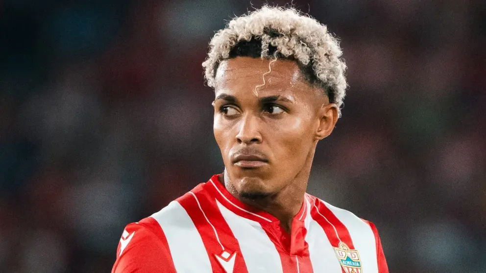 L&aacute;zaro durante el UD Almer&iacute;a - Albacete | UDA