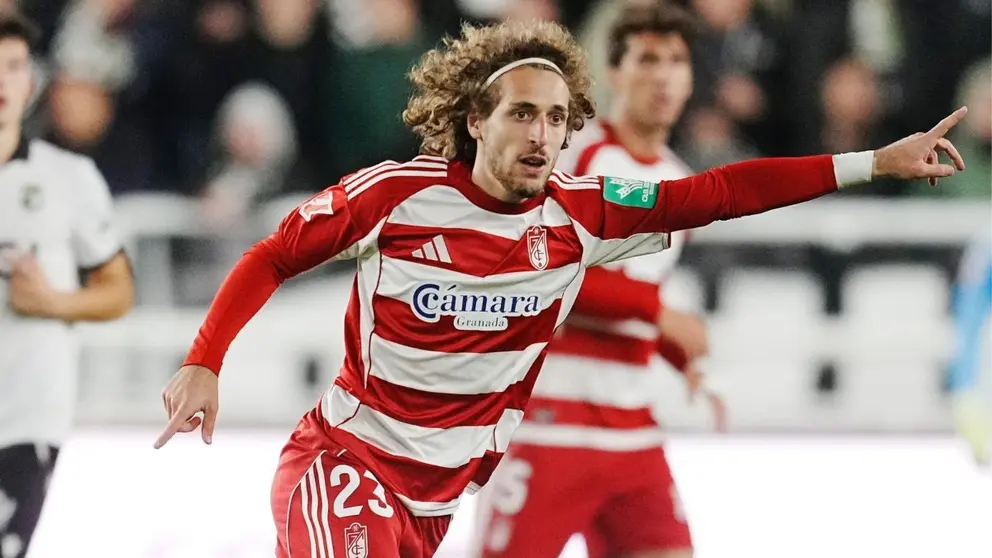 Luka Gagnidze en el Burgos CF - Granada CF | GCF