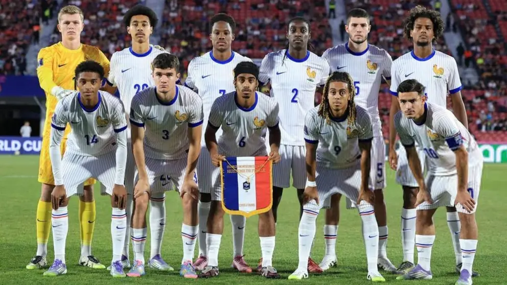 Once titular de Francia Sub-20 en el Mundial Sub-20 de Chile