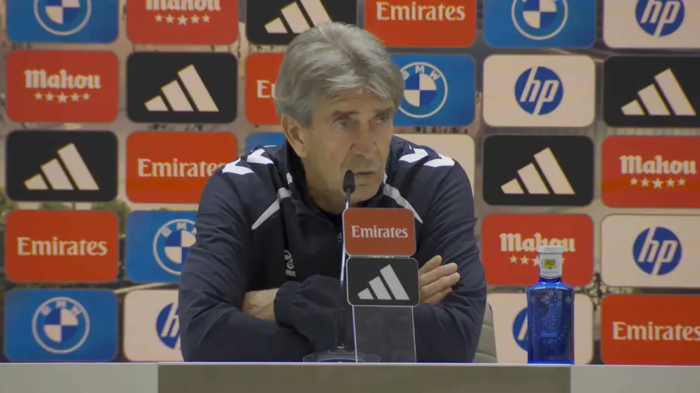 Manuel Pellegrini en la rueda de prensa post al Real Madrid - Real Betis | LaLiga