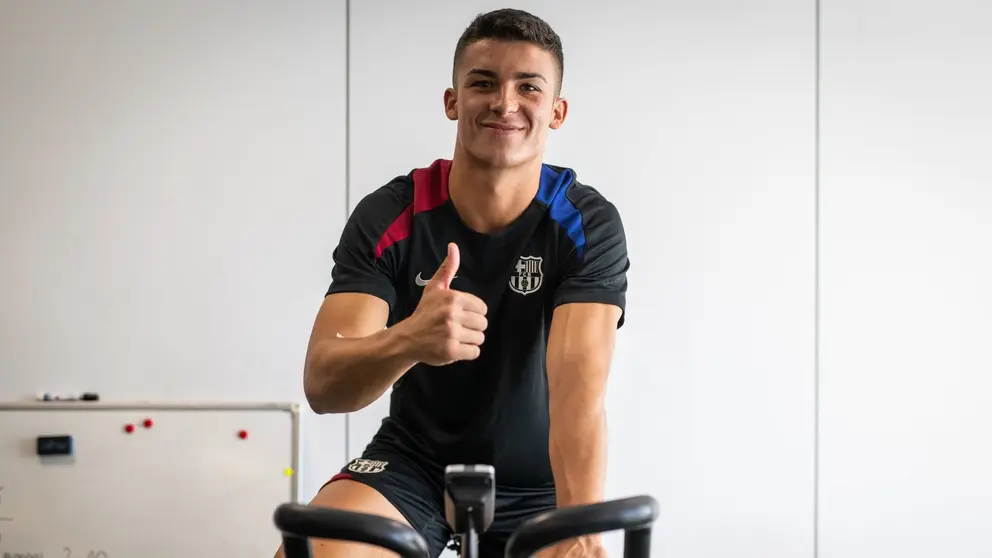 Rub&eacute;n Cantero en su etapa en el FC Barcelona B | FC Barcelona B