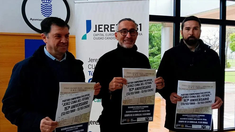 Jerez conmemorar&aacute; que el primer partido de f&uacute;tbol jugado en Espa&ntilde;a se celebr&oacute; en nuestra ciudad el 13 de febrero de 1869