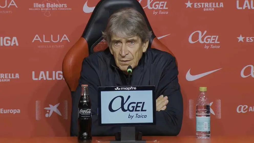 Manuel Pellegrini en la rueda de prensa post al Mallorca - Real Betis | LaLiga