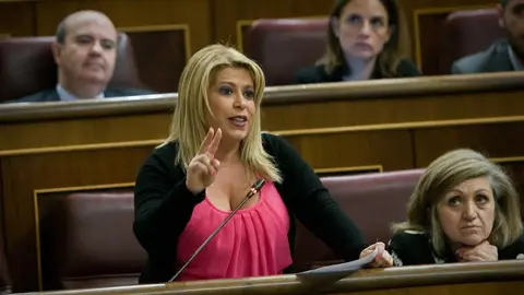 Mamen S&aacute;nchez durante una intevenci&oacute;n en el Congreso|Imagen de mamensanchezdiaz.es