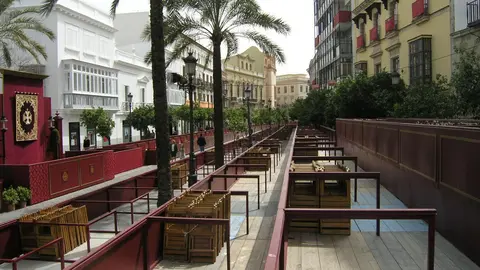 Palcos de la Semana Santa de Jerez.