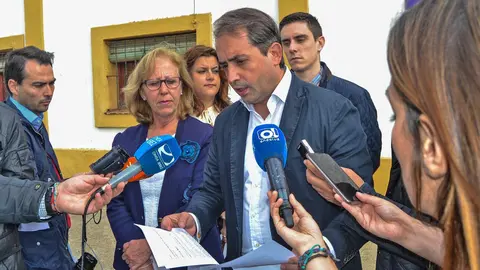 Antonio Salda&ntilde;a, parlamentario andaluz por el Partido Popular, en rueda de Prensa | Pablo Illanas para MIRA Jerez