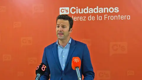 Carlos P&eacute;rez, portavoz del Grupo municipal de Ciudadanos Jerez | Imagen de Pablo Illanas para MIRA Jerez