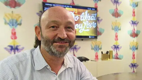 Moncho Ferrer en una de las oficinas de FVF-USA, en Washington D.C.