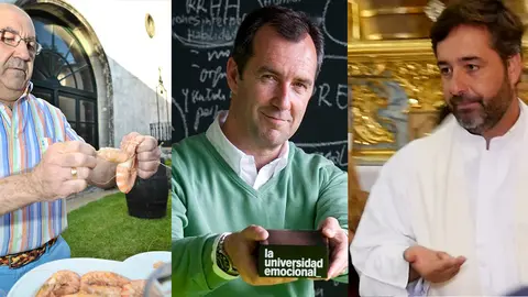 De Iquierda a derecha, Paco Bigote, Paco P&eacute;rez y Antonio Jes&uacute;s Ja&eacute;n