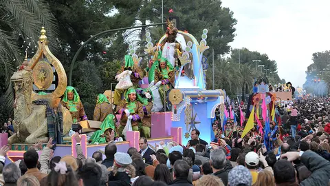 Foto Crist&oacute;bal. Cabalgata de Reyes,5-01-09.