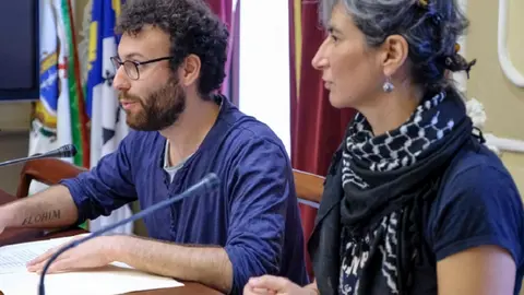 Adri&aacute;n Mart&iacute;nez de Pinillos, junto a Cristina Serv&aacute;n.