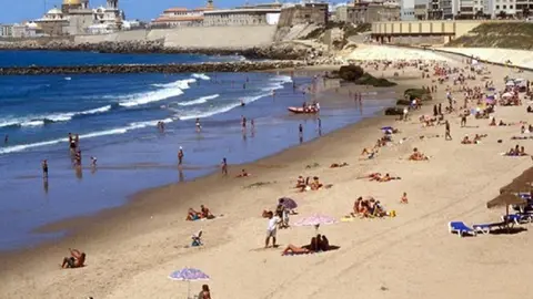 La playa de Santa Mar&iacute;a del Mar.