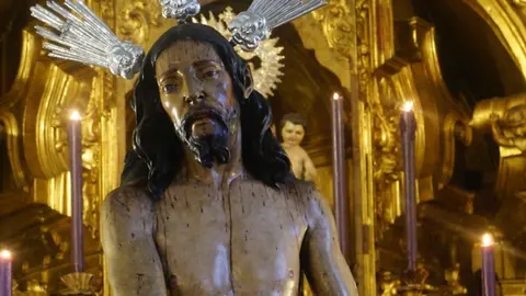 Nuestro Padre Jes&uacute;s Atado a la Columna. 