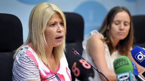 Mamen S&aacute;nchez junto a Laura &Aacute;lvarez en rueda de prensa | Imagen de archivo