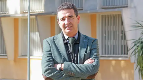 Eugenio Pizarro, en una imagen como profesor del Departamento de Derecho Privado de la Universidad Pablo de Olavide
