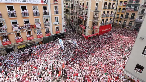 La plaza del Ayuntamiento de Pamplona