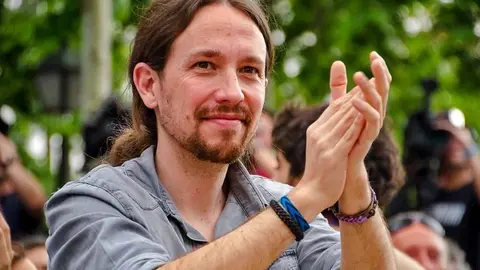 Pablo Iglesias, l&iacute;der de Unidos Podemos