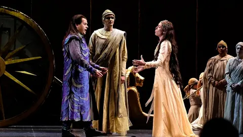 SEVILLA. 10.2.17. Ensayo general de la &Oacute;pera La Flauta Magica en el teatro de la Maestranza . FOTO: J.M.SERRANO. archsev