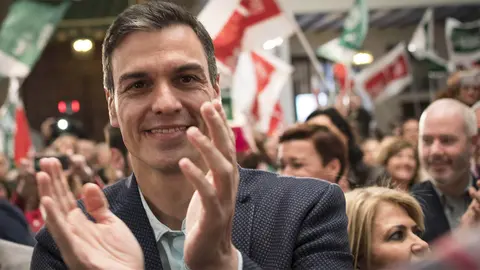 Pedro S&aacute;nchez en un acto del PSOE celebrado en Jerez | El MIRA