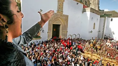 Saeta al Se&ntilde;or de las Penas en Jerez