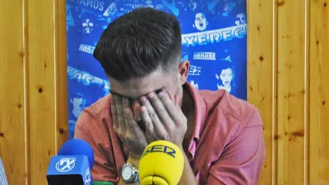 &Aacute;lex Padilla anunciaba su "hasta luego" en l&aacute;grimas | Foto de Manuel Jes&uacute;s Ruiz