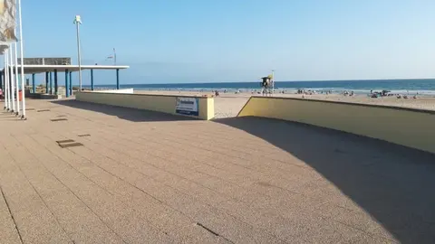 M&oacute;dulo en la playa de Cortadura