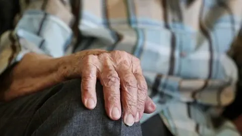 104 Years Old Lady Grandma Pensioner Old Age Hands