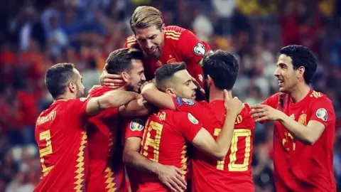 PARTIDO DE CLASICICACION PARA LA EUROCOPA 2020