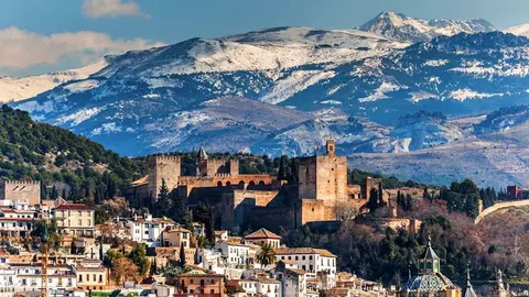 Alhambra in winter
