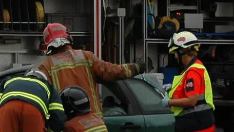 Accidente con un fallecido y tres heridos en Mijas