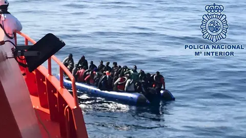 Una patera interceptada