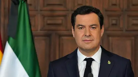 Juanma Moreno comparece en San Telmo tras participar por videoconferencia en la novena conferencia de presidentes sobre la crisis del Covid-19 - JUNTA DE ANDALUC&Iacute;A