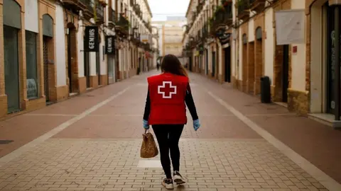 Cruz Roja durante el confinamiento 