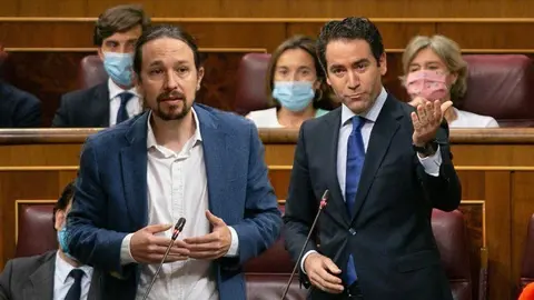 Teodoro Garc&iacute;a Egea y Pablo Iglesias