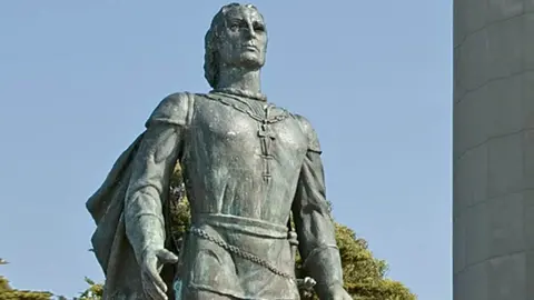 Estatua de Crist&oacute;bal Col&oacute;n en San Francisco - JAGA