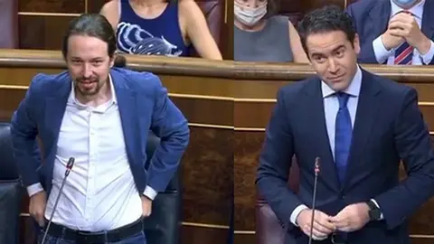 Pablo Iglesias y Teodoro Garc&iacute;a Egea.