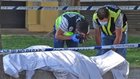 Investigaci&oacute;n policial minutos despu&eacute;s de la agresi&oacute;n | Jes&uacute;s Catal&aacute;n para elMIRA.es