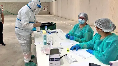Test de ant&iacute;genos en el Pabell&oacute;n Cubierto del Pol&iacute;gono de Bornos | Viernes 9 Septiembre de 2020