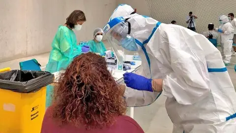 Test de ant&iacute;genos en el Pabell&oacute;n Cubierto del Pol&iacute;gono de Bornos | Viernes 9 Septiembre de 2020