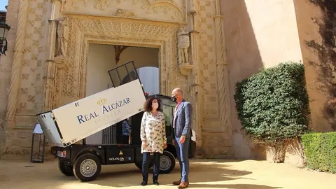 10/10/2020 [Sevilla] Nota De Prensa. Real Alc&aacute;zar.

El Real Alc&aacute;zar de Sevilla ha realizado compras de nuevas herramientas y maquinaria para renovar su parque actual de mantenimiento del recinto palaciego y sus jardines hist&oacute;ricos atendiendo a criterios de eficiencia energ&eacute;tica y sostenibilidad ambiental y tras destinar un presupuesto conjunto de 119.744 euros.

POLITICA 
AYUNTAMIENTO DE SEVILLA