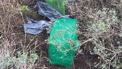 18/11/2020 Fardos de hach&iacute;s ocultos entre matorrales
SOCIEDAD ESPA&Ntilde;A EUROPA ANDALUC&Iacute;A
POLIC&Iacute;A NACIONAL